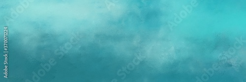 amazing abstract painting background texture with cadet blue, sky blue and teal blue colors and space for text or image. can be used as horizontal background texture