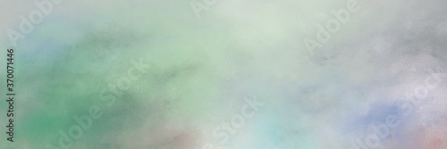 awesome ash gray, cadet blue and dark sea green colored vintage abstract painted background with space for text or image. can be used as horizontal background graphic