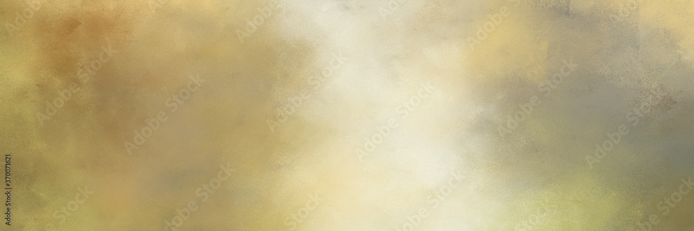 Obraz premium amazing abstract painting background graphic with dark khaki, wheat and pale golden rod colors and space for text or image. can be used as horizontal background texture