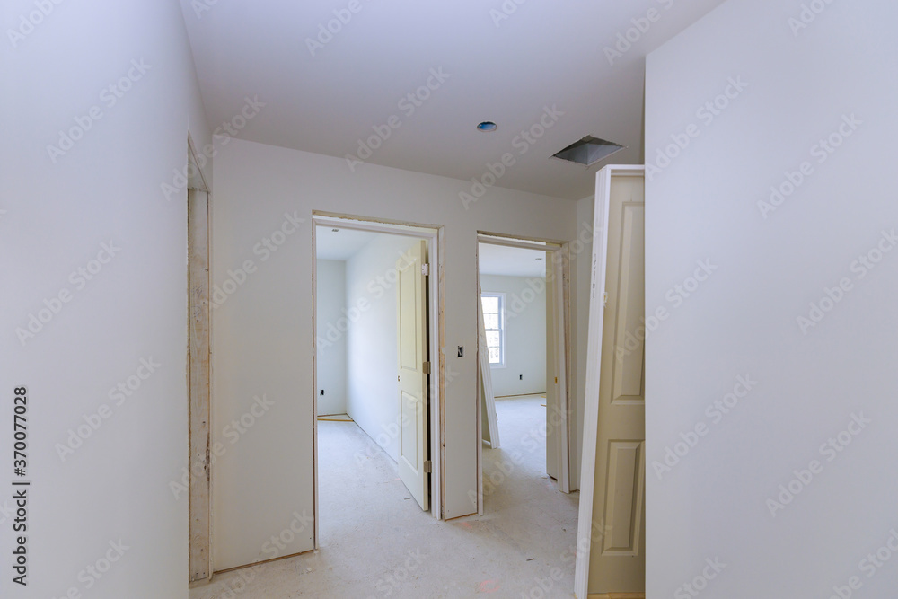 A interior wooden doors a wait installation for new apartment building stacker door installation A interior wooden doors a wait installation for new apartment building stacker door installation