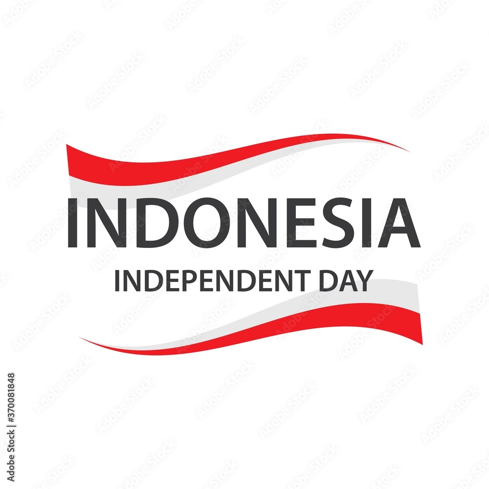 Fototapeta premium Niezależny dzień Indonezji