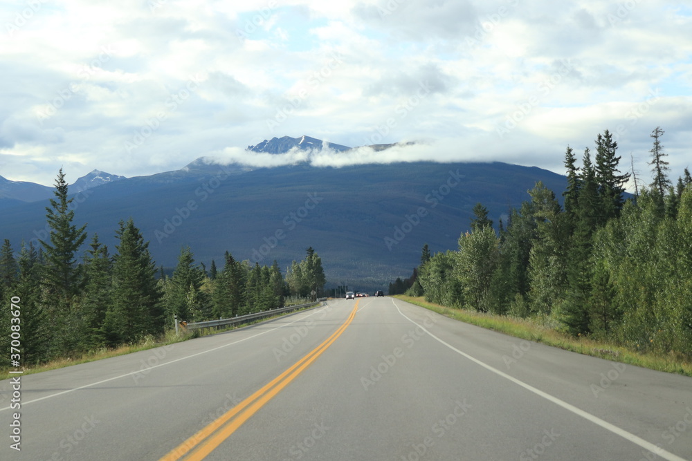 Naklejka premium カナダのカナディアンロッキー、バンフ国立公園. ジャスパー国立公園