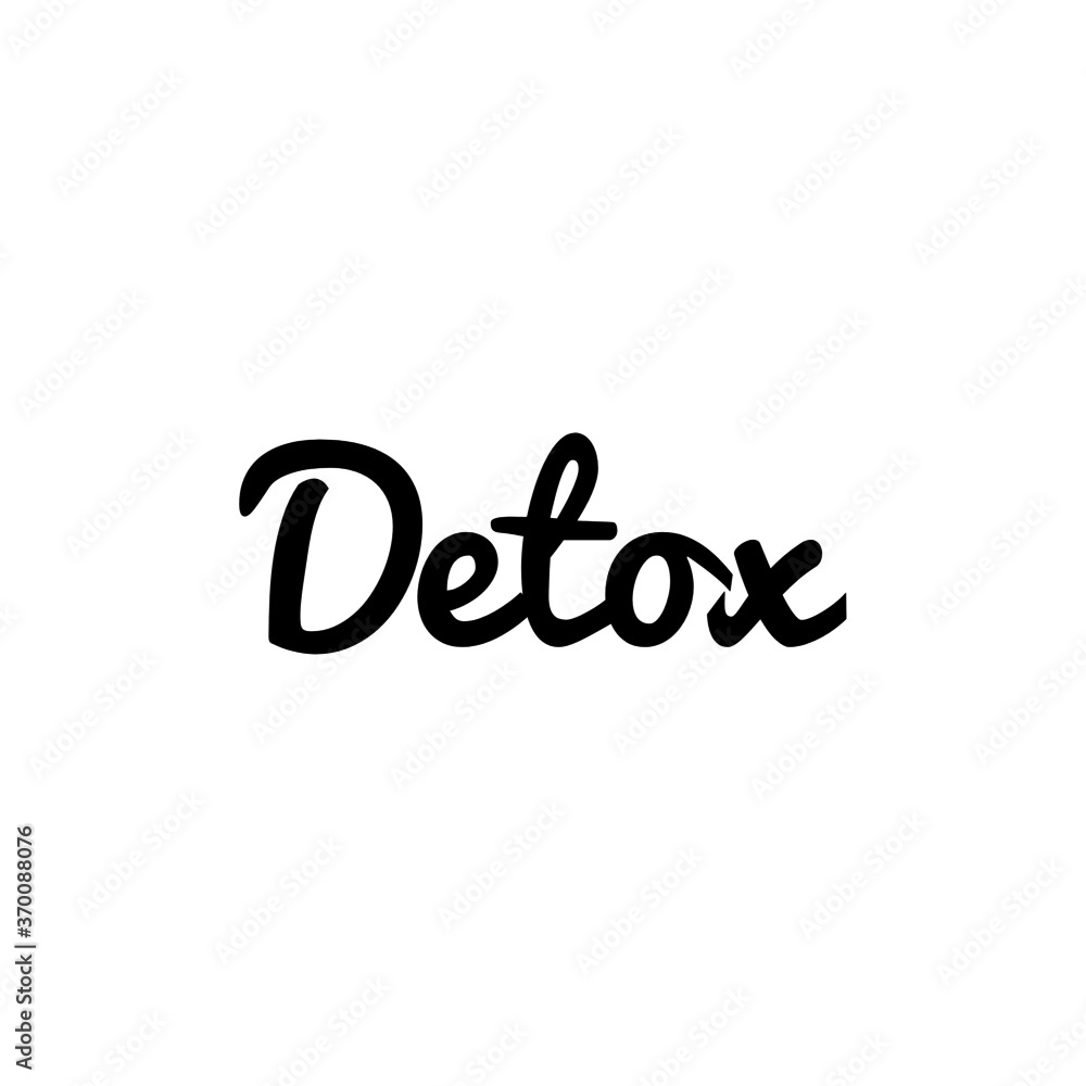 ''Detox'' sign vector ''Detox'' sign vector