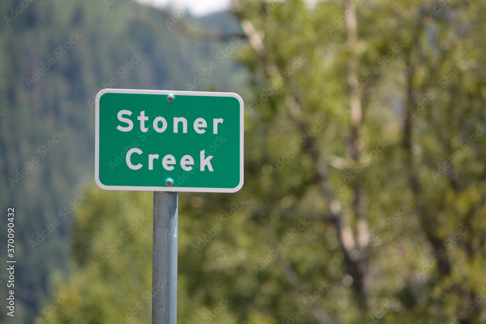 Stoner Creek Sign in Montezuma County Colorado