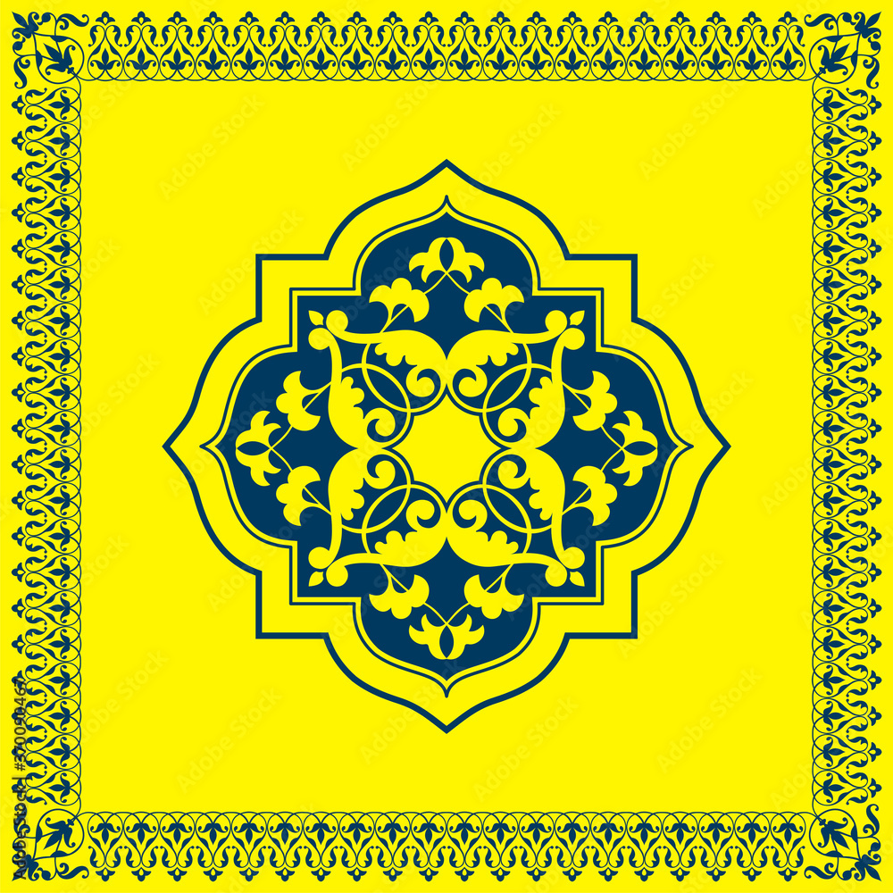 Vector arabic pattern ornament