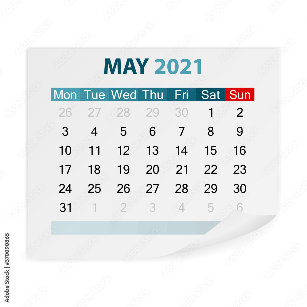 Calendar May 2021 Calendar May 2021