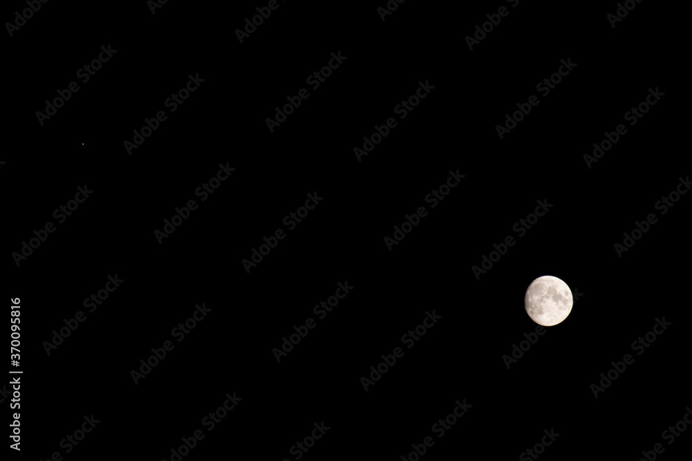 Moon and star Moon and star