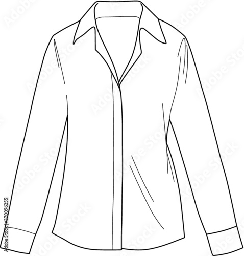 A white button down shirt