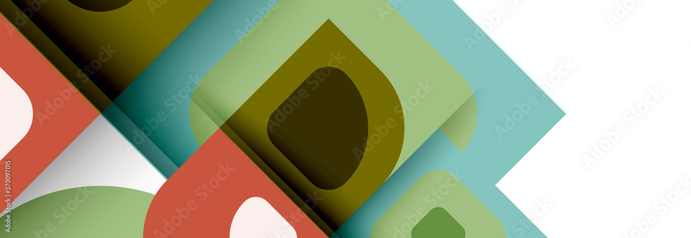 Set of vector modern geometric abstract backgrounds with repeating abstract round shapes patterns and shadow effects Set of vector modern geometric abstract backgrounds with repeating abstract round shapes patterns and shadow effects