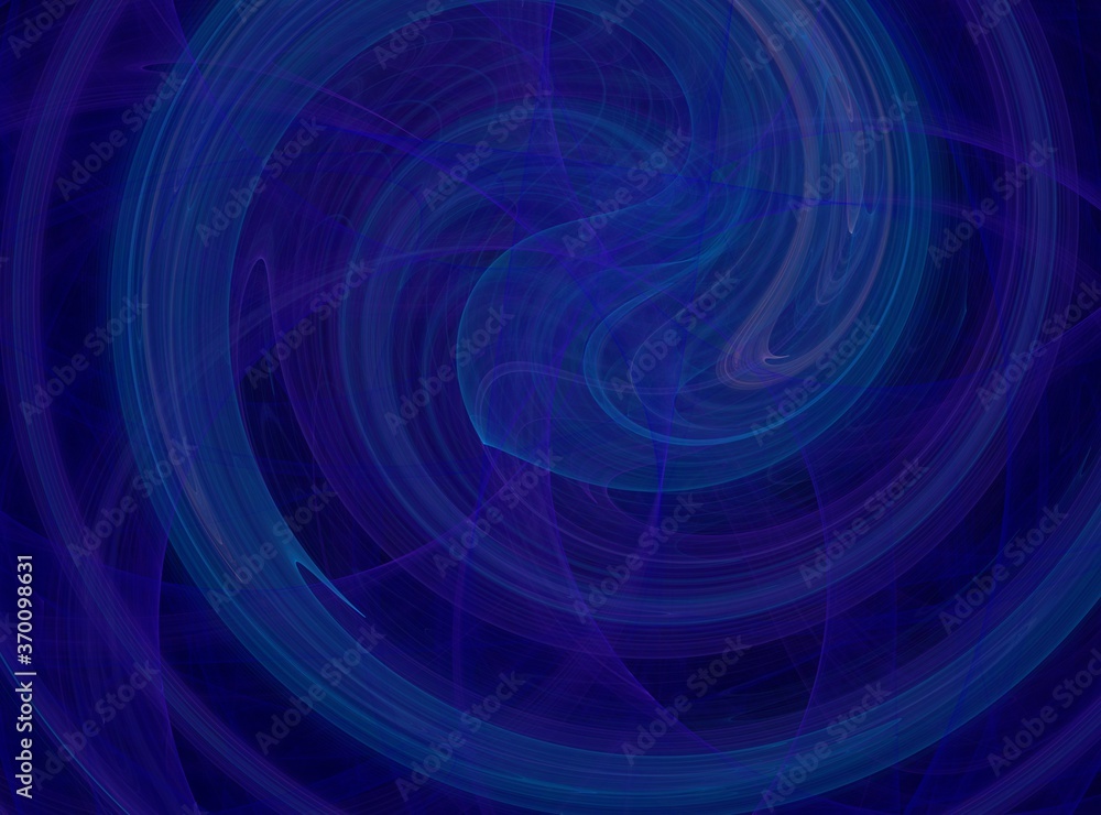 Obraz premium Abstract colored beautiful fractal on a black background. Computer generated creative design for wallpapers, book covers, packaging. Fantastic picture.