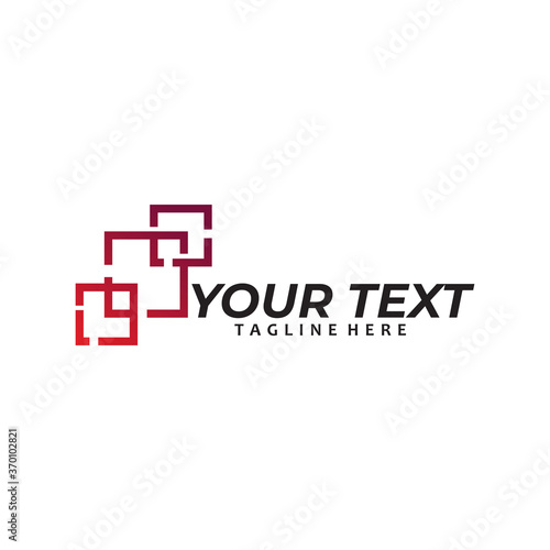 square logo icon vector isolated
