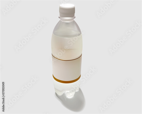 ペットボトル/炭酸水/透明/