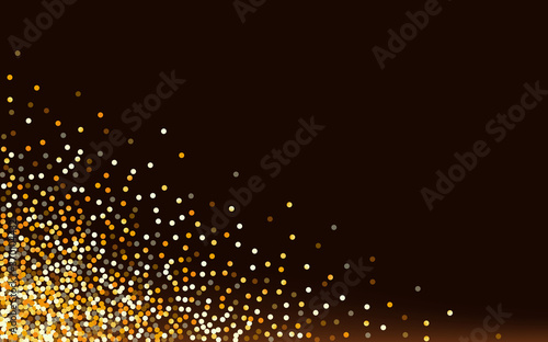 Golden Dust Rich Brown Dark Background. Art 