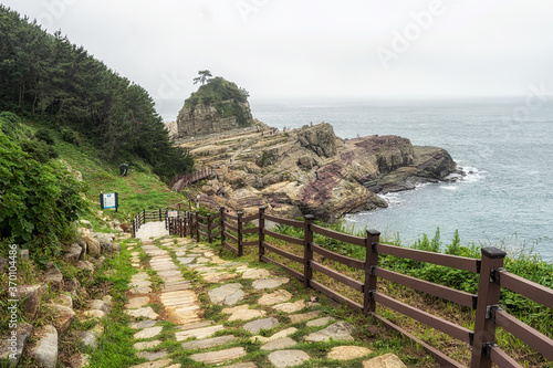 Geoje island Sinseondae Cliff photo