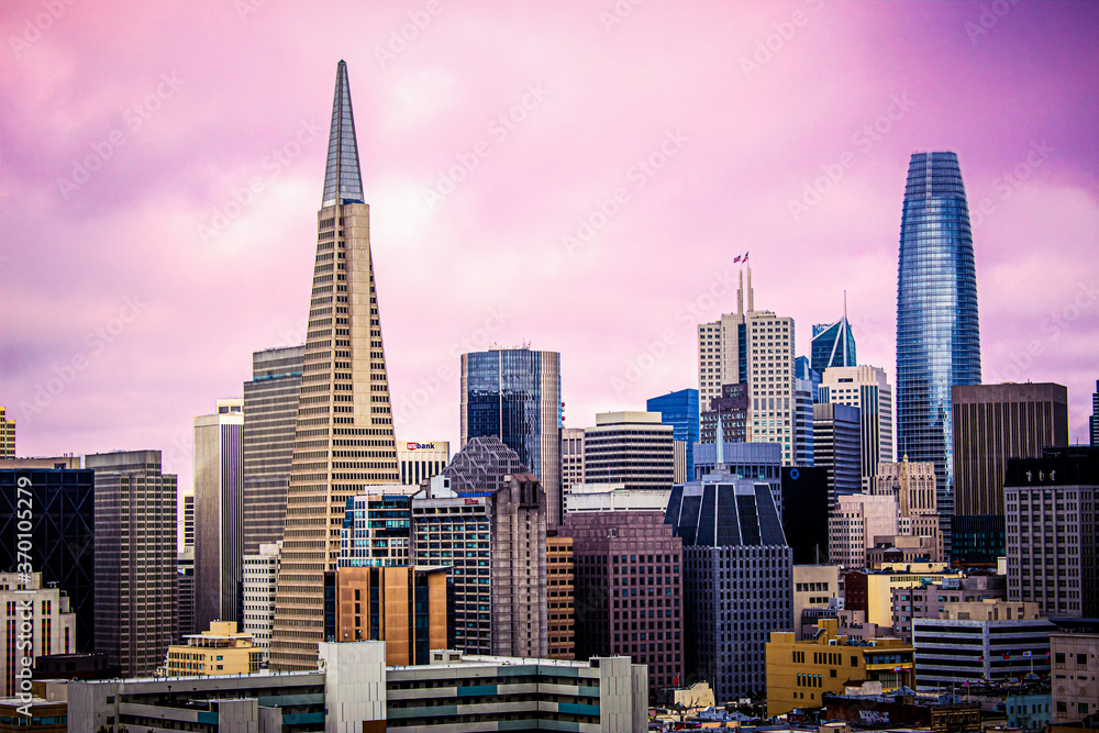 Obraz premium San Francisco Financial District