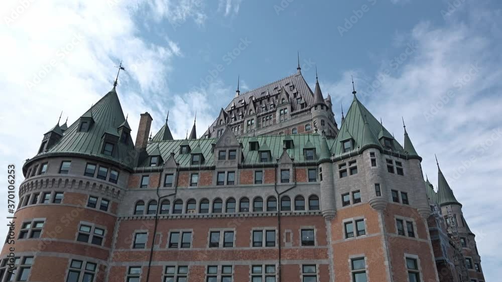 Canada. Quebec City, View of the famous Chateau Frontenac castle. Panorama of the city centre. Canada. Quebec City, View of the famous Chateau Frontenac castle. Panorama of the city centre.
