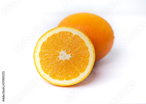 orange isolated on white background