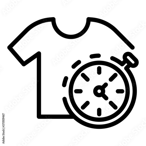 Express cleaning icon. Outline express cleaning vector icon for web design isolated on white background