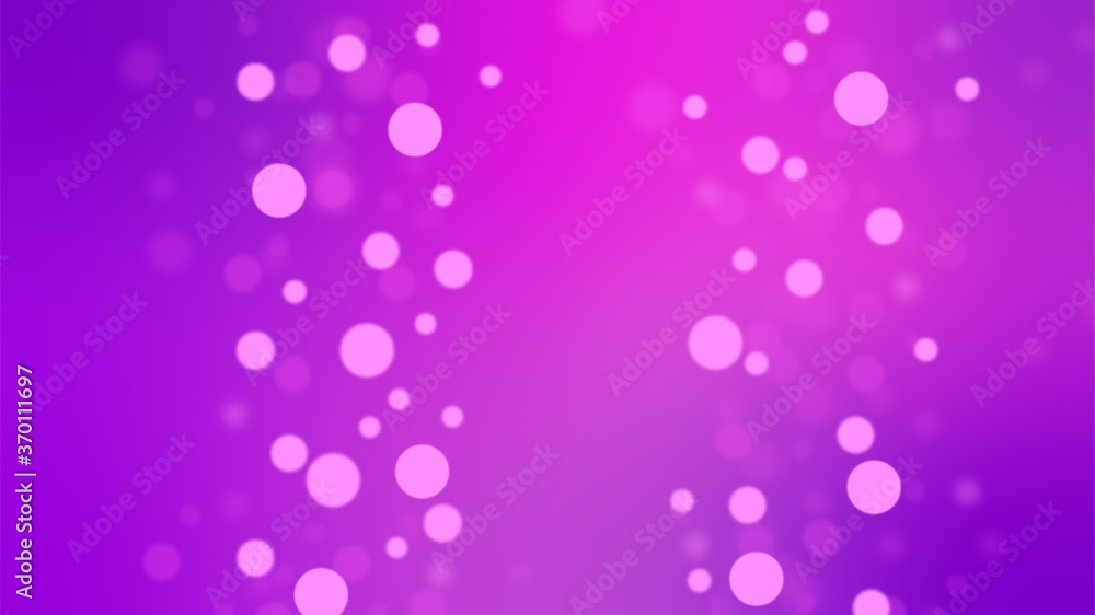 Colourful Bubble Background - Blur, Float, Full Screen