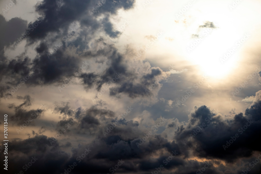 Background of dark clouds before a thunder-storm. Background of dark clouds before a thunder-storm.