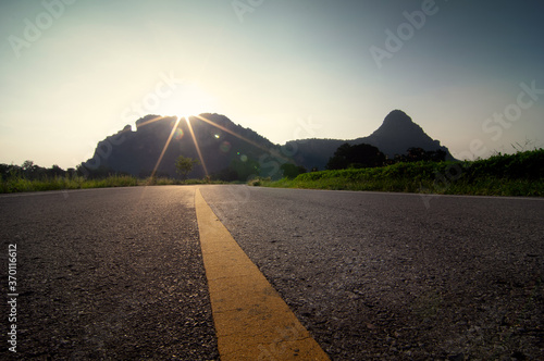 Road in the mountain