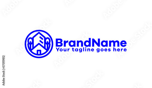 property home building logo vector eps