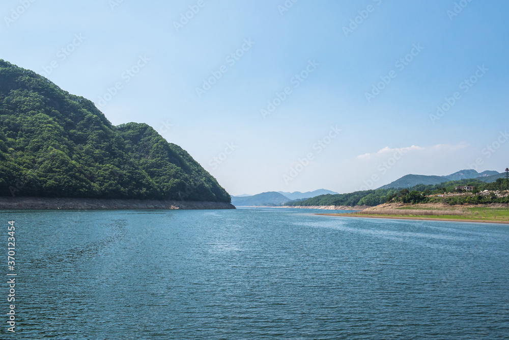 The beautiful landscape of lake tour by ship.
The beautiful landscape of lake tour by ship.