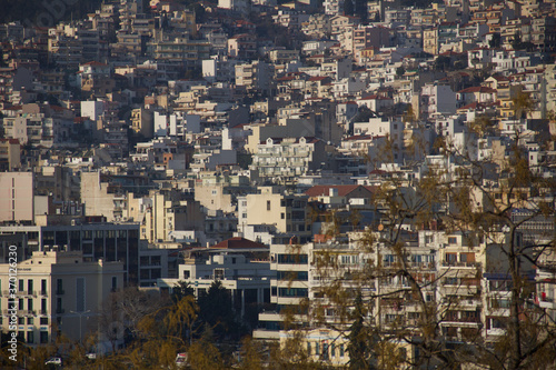 Kavala greece cityscape