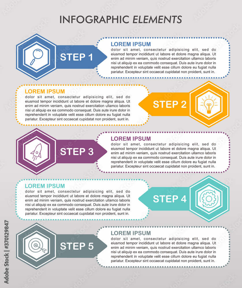 set of infographic elements 