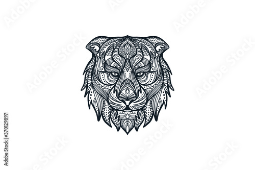Vintage mandala logo