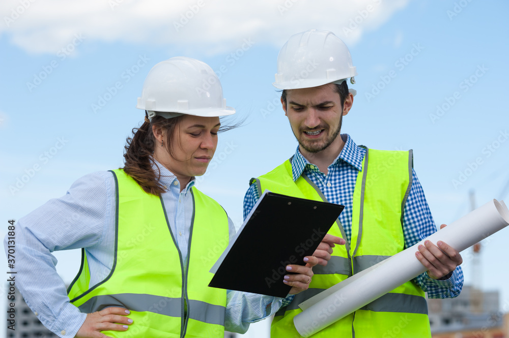 Man and Woman Engineers of the Project Man and Woman Engineers of the Project