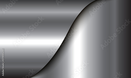 Silver metal background, 3D elegant shiny metallic design
