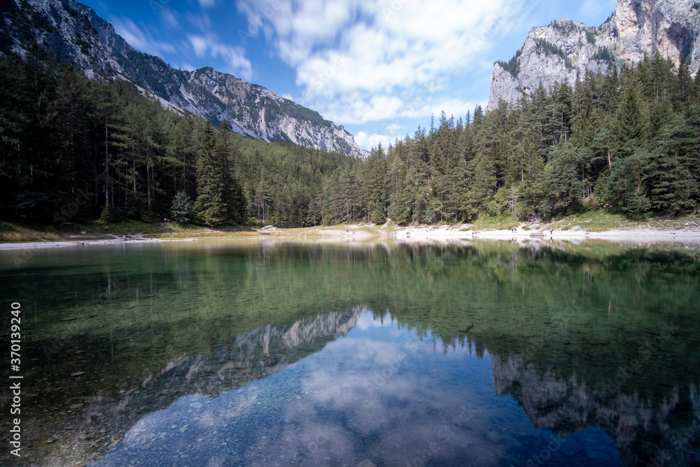 Naklejka premium Grüner See- Steiermark - Österreich