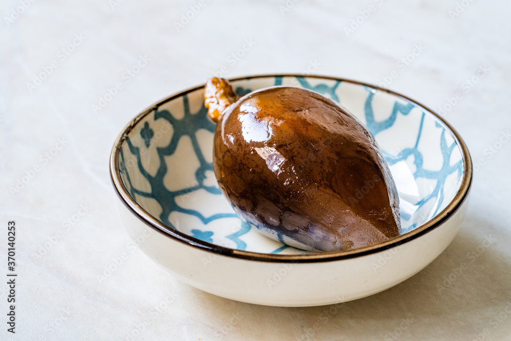 Turkish Aubergine Eggplant Jam / Marmalade Dessert. Healthy Organic Traditional Local Food for Vegan or Vegetarians with Walnut. Turkish Aubergine Eggplant Jam / Marmalade Dessert. Healthy Organic Traditional Local Food for Vegan or Vegetarians with Walnut.