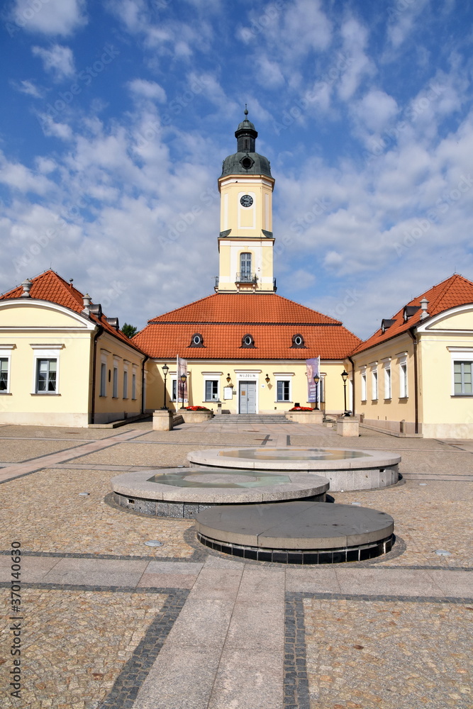 Naklejka premium Białystok, Rynek Kościuszki, Muzeum Podlaskie w Białymstoku, Stare Miasto, centrum