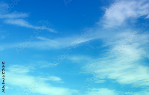 blue sky with beautiful natural white clouds 