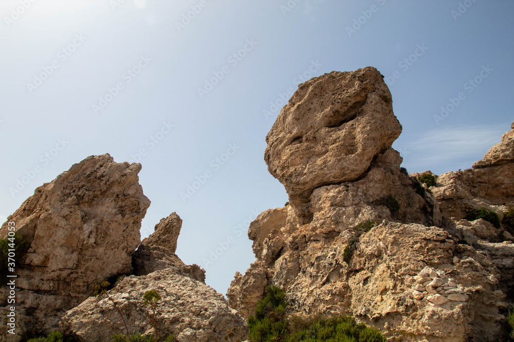 Dingli rocks in Malta