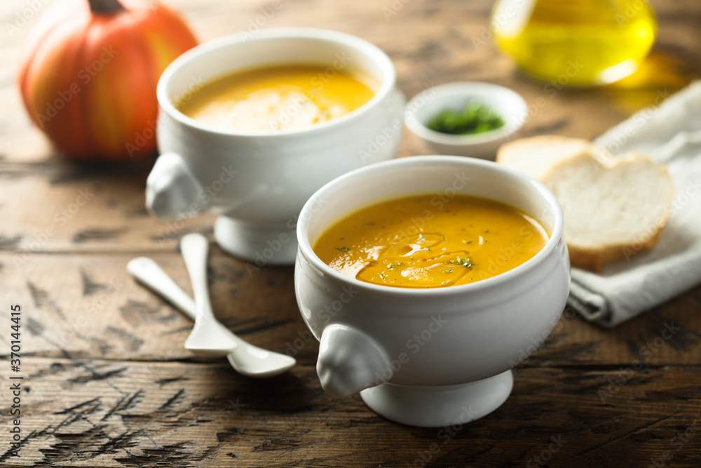 Delicious homemade pumpkin soup Delicious homemade pumpkin soup