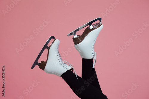 Canvas Print Figure skating is a winter sport and leisure