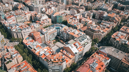 Eixample Barcelona vista aérea 