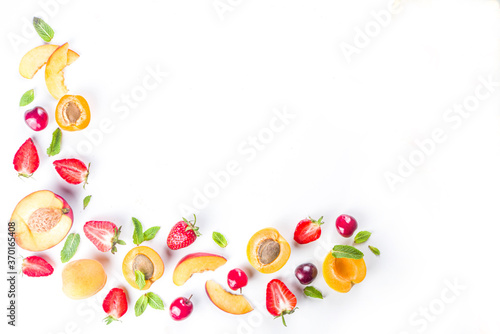 Summer fruits concept