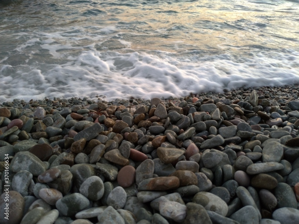 rocks on the beach rocks on the beach