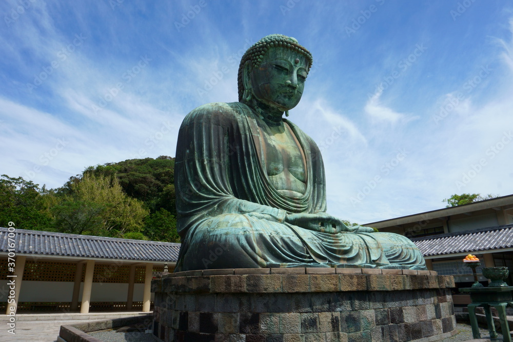 Great Buddha (Daibutsu) at Kotoku-in monastery in Kanagawa prefecture, near Tokyo Great Buddha (Daibutsu) at Kotoku-in monastery in Kanagawa prefecture, near Tokyo