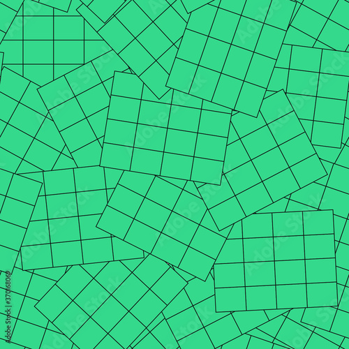 
randomly scattered turquoise squares, pattern