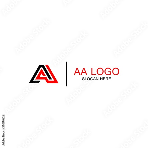 letter aa logo graphic