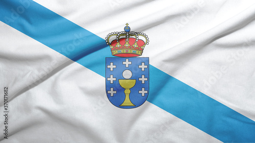 Galicia of Spain flag