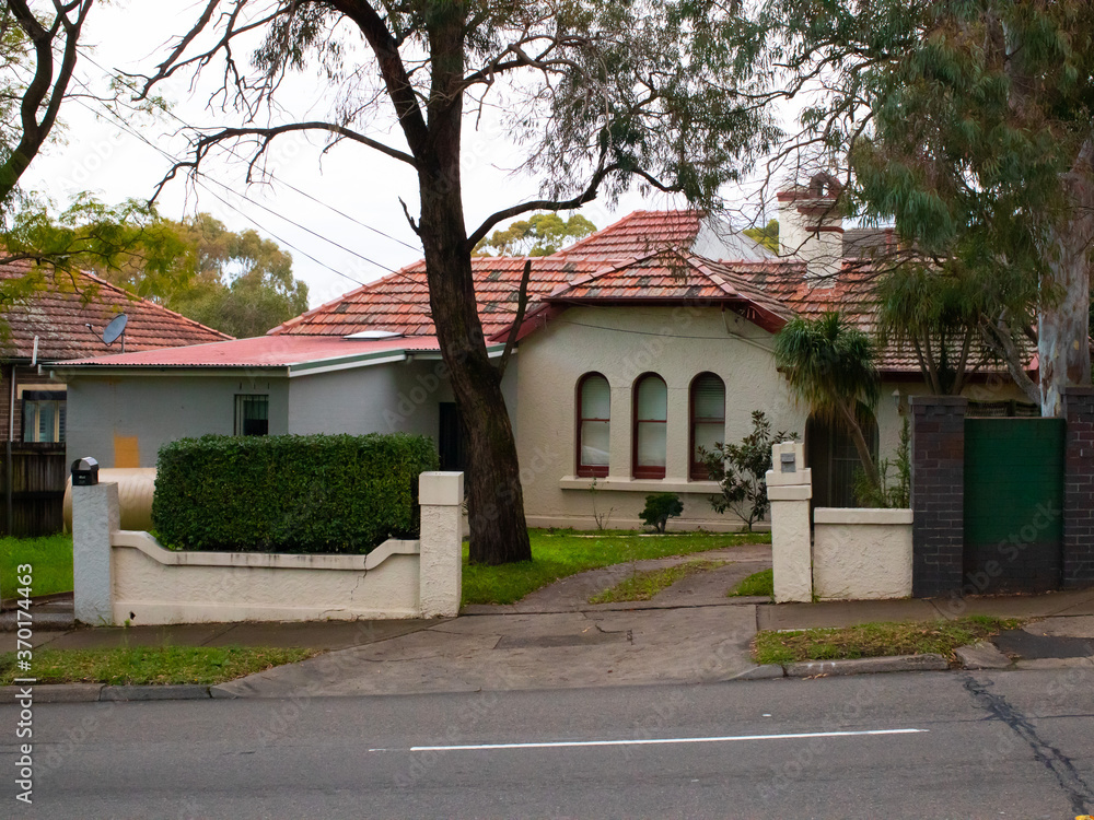 Suburban federation house in Sydney NSW Australia 