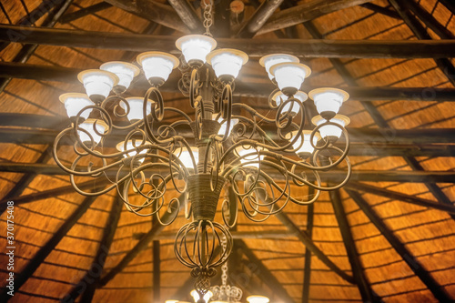 Quadro su tela vintage candelabra