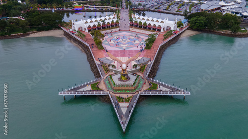 Langkawi aerial skyline view. Image shot on drone