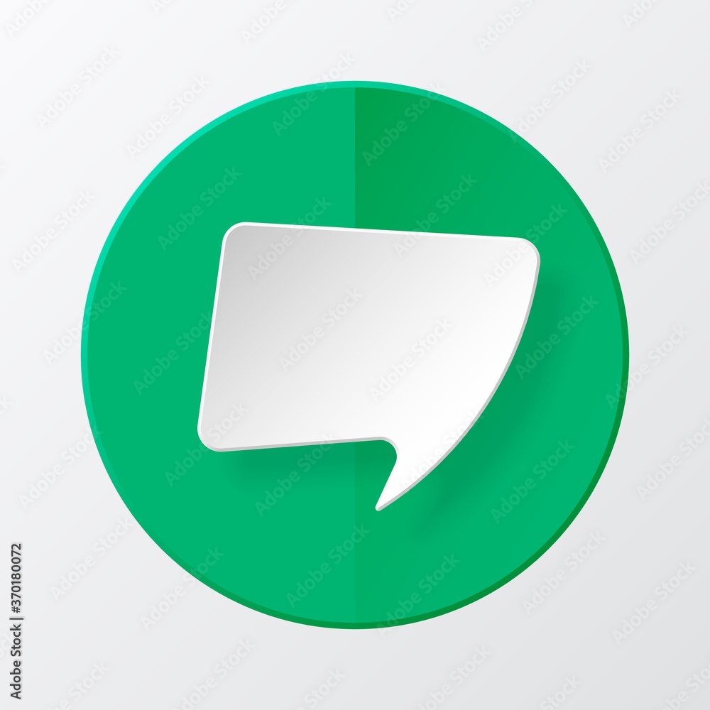 Paper speech bubble Paper speech bubble